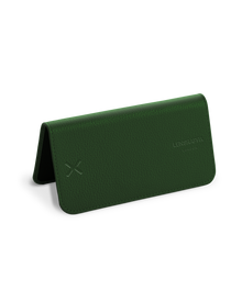Lensrappa in Racing Green leather