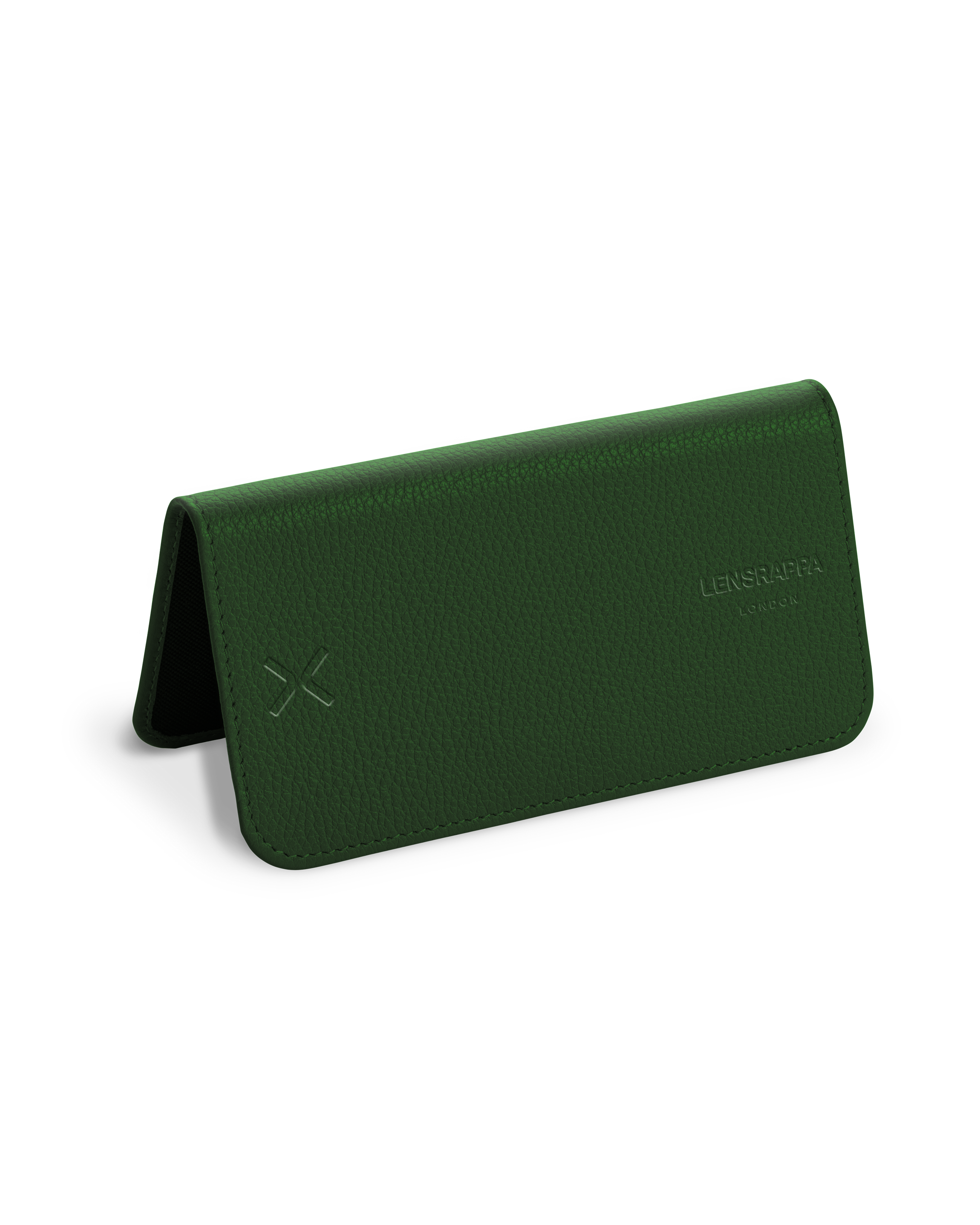 Lensrappa in Racing Green leather