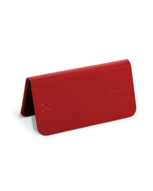 Lensrappa in Ruby Red leather